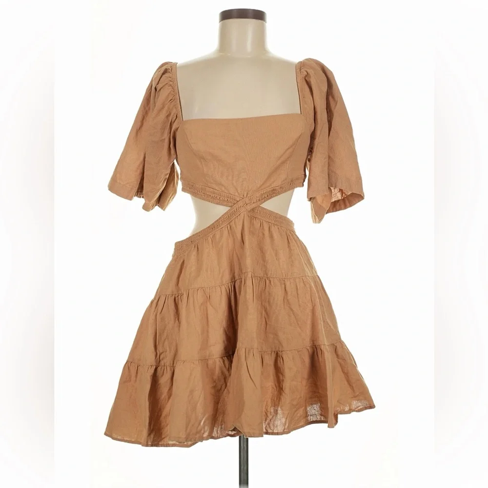 Free People Cross of Sunlight Mini Dress